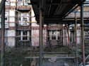 The shell of the former Park Hotel in Lawe Road.