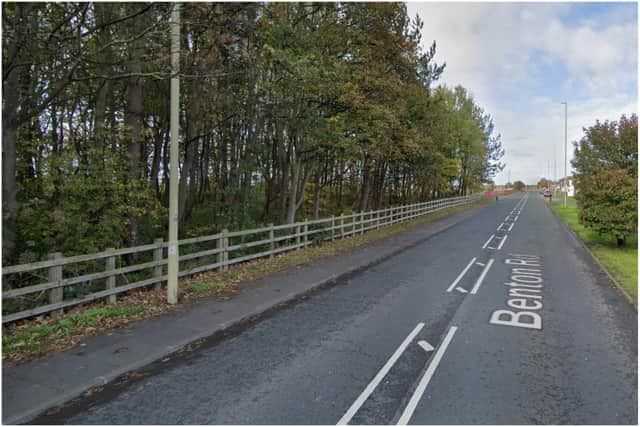 A teenager was taken to hospital following a crash between an off-road motorbike had been in collision with a Peugeot 206 in Benton Road, South Shields.