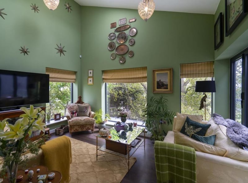 The lounge area has a homely feel.