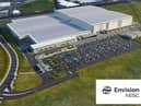 A CGI of how the site could look from the air
