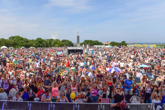 A capacity crowd turned out to see Ella Henderson and The South at Bents Park