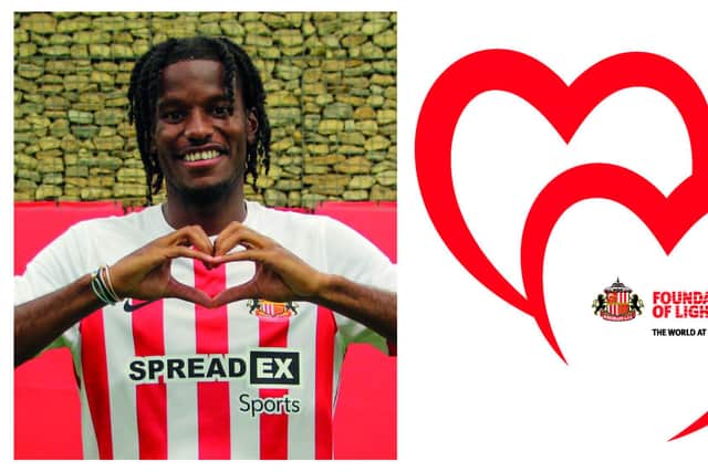 Sunderland midfielder Pierre Ekwah is backing the Foundation's Heart on Your Sleeve campaign.