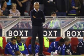 Chris Hughton left Nottingham Forest this morning with the club at the bottom of the Championship. (Photo by Matthew Lewis/Getty Images)