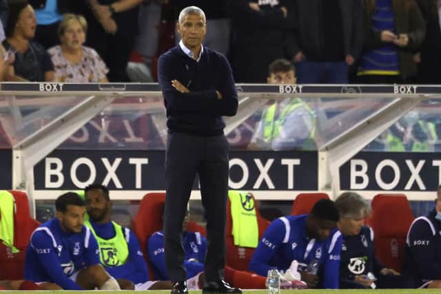Chris Hughton left Nottingham Forest this morning with the club at the bottom of the Championship. (Photo by Matthew Lewis/Getty Images)