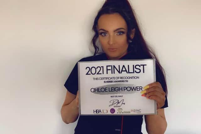 Jarrow resident Chloe Leigh Power was shortlisted for the national beauty award this month