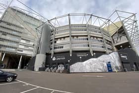 St James's Park, home of Newcastle United.