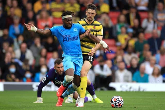 Allan Saint-Maximin continues to draw attention from the Premier League's top four (Photo by Stephen Pond/Getty Images)