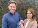 Princess Eugenie and Jack Brooksbank. Undated handout photo issued by Buckingham Palace of Princess Eugenie and Mr Jack Brooksbank with their son August Philip Hawke Brooksbank. The boy was born at The Portland Hospital in central London on Tuesday February 9.