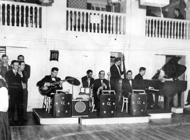 King's Hall, South Shields after a new dance floor was installed in 1958.