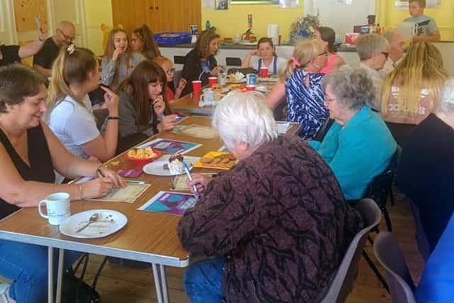 The coffee morning in Jarrow