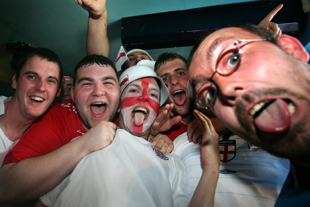 Loving the atmosphere of this World Cup day in 2006. Recognise anyone?