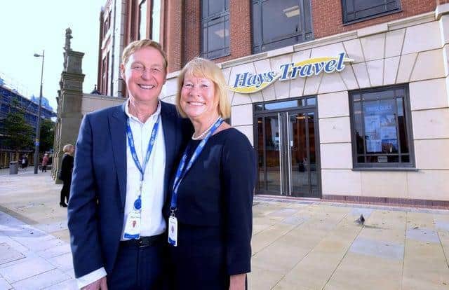 John and Irene Hays have revealed that the Sunderland-based travel company has seen an increase in bookings for holidays abroad.