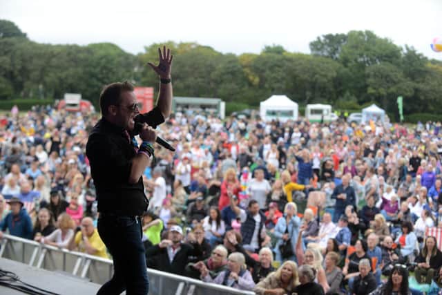 Music fans turned out in droves for the final day of concerts.