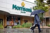 A view of a Morrisons supermarket. PIC: TOLGA AKMEN/AFP via Getty Images