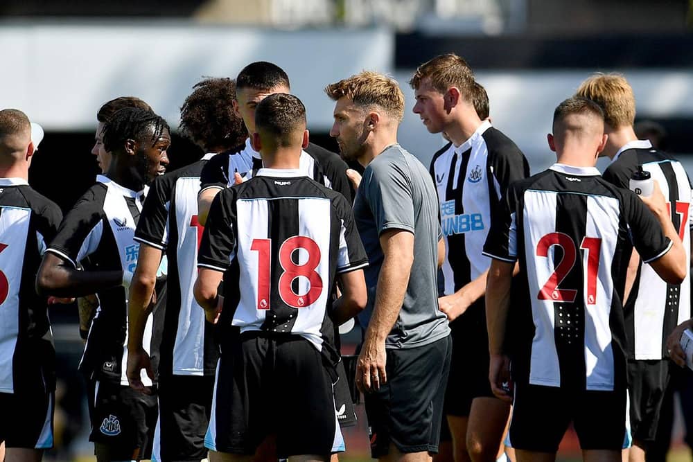 Newcastle United under-23s coach Chris Hogg. (Credit: Frank Reid)