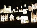 The "City of Light, City of Stories" lantern Display lights up College Green.