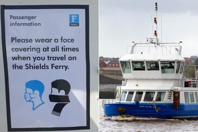 New social distancing measures have been introduced on the Shields Ferry.