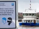 New social distancing measures have been introduced on the Shields Ferry.