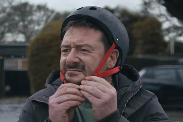 Edinburgh actor John Paul Hurley in the John Lewis 2022 Christmas advert 'The Beginner'. PA.