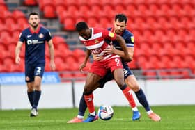 Sunderland defender Bailey Wright in action against Doncaster Rovers.