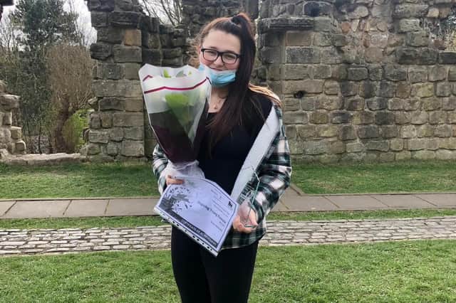Winner of the NE Youth Inspiring Young Female Award, Grace McNulty, 15.