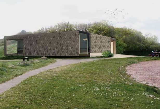 Coastal Conservation Centre plan artist impressions Picture: National Trust/MawsonKerr.