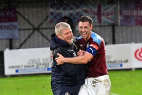 South Shields joint manager Graham Fenton (pic via Kev Wilson).