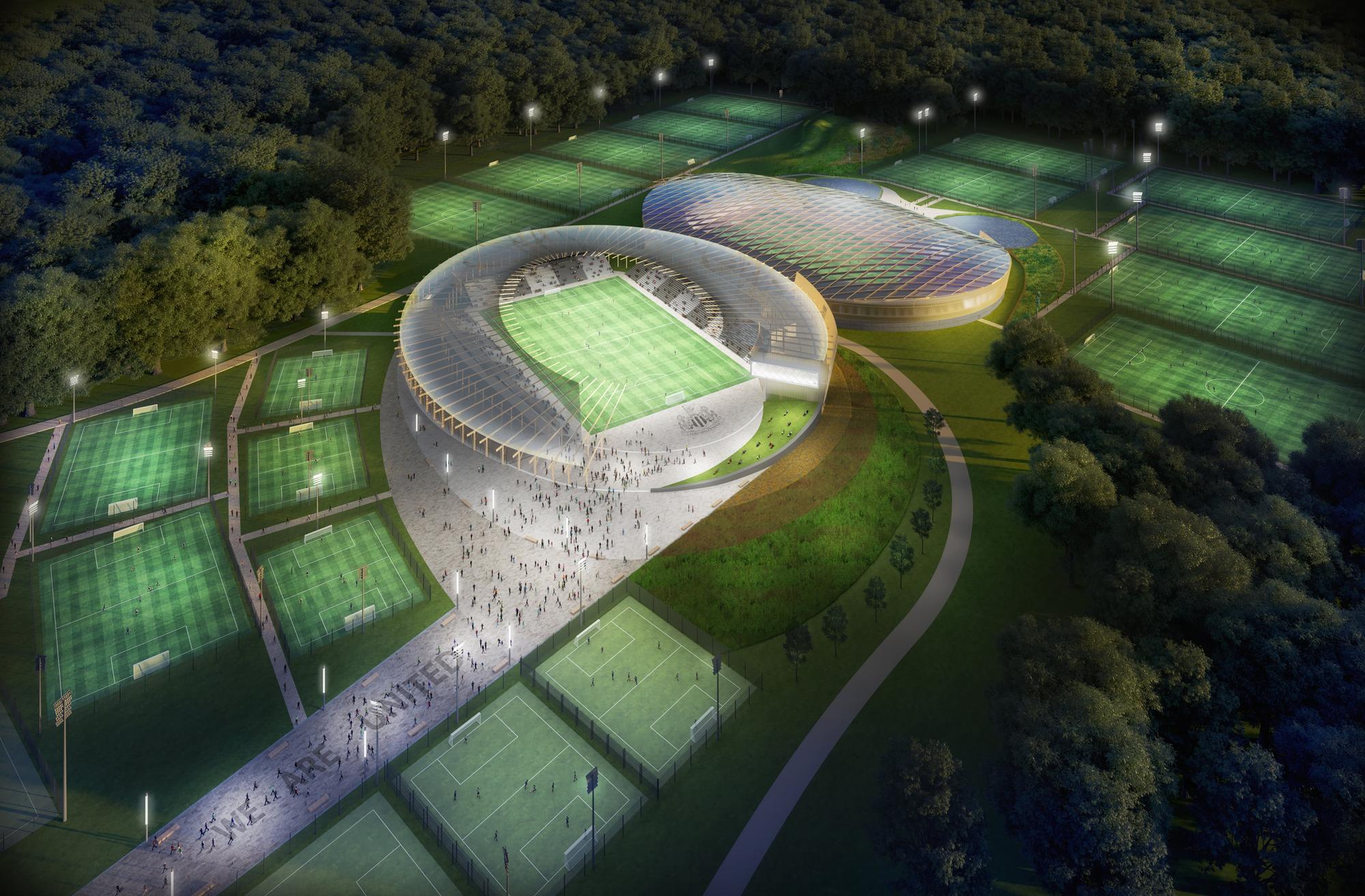 Stunning new Newcastle United community stadium and training
