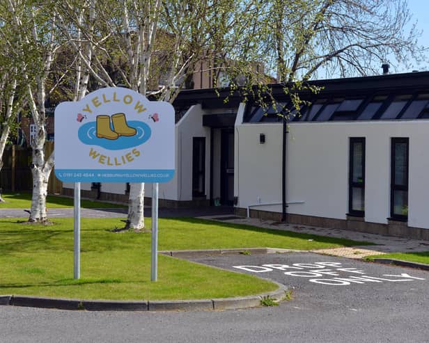 The new nursery on the former Hebburn police station site