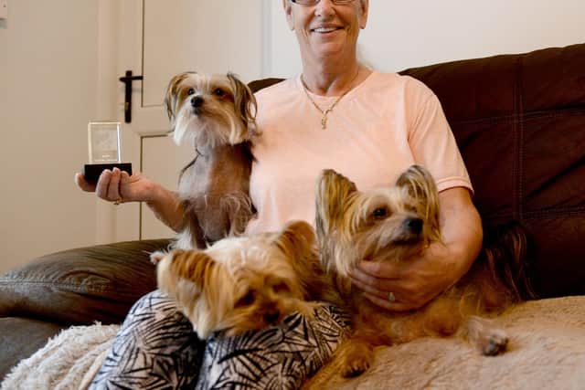 Margaret Tudberry loved her dogs Millie, Echo and Pumpkin.
