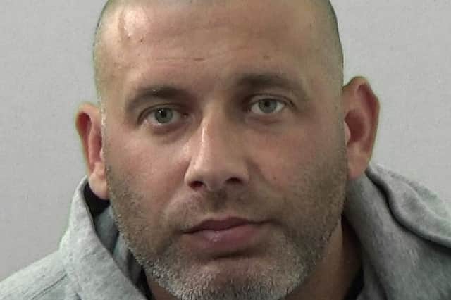 South Shields man Jonathon Armstrong has been jailed for harassment.