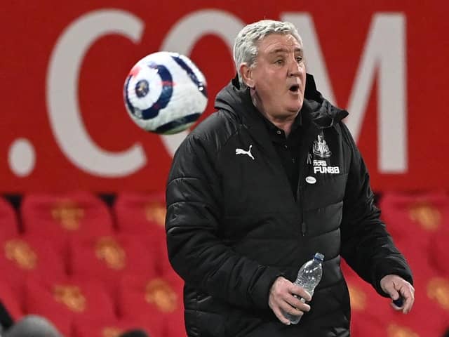 Steve Bruce at Old Trafford.