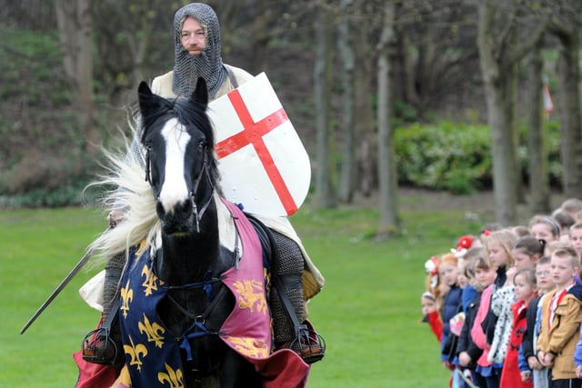 St Georges Day at Bedes World. Can you spot someone you know among the spectators in 2013?