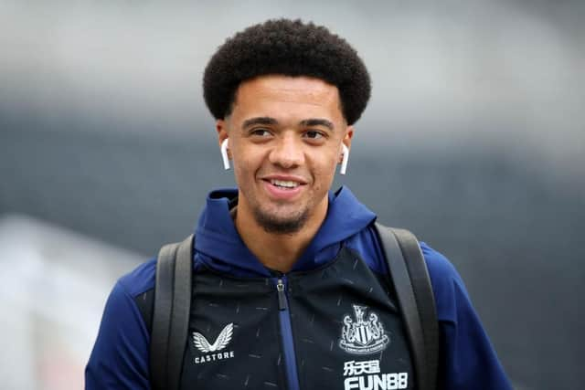 Newcastle United Jamal Lewis arrives at St James's Park for a game last year.