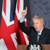 Prime Minister Boris Johnson during a media briefing in Downing Street, London, on the agreement of a post-Brexit trade deal.