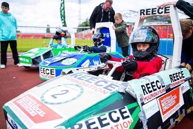 Greenpower North East Goblin race event at Gateshead International Stadium. Photographer: Adam Pigott.
