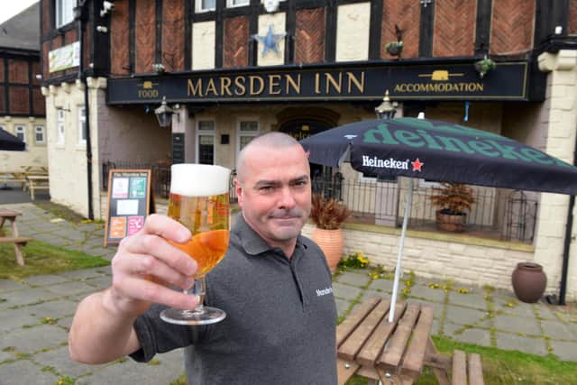 Marsden Inn landord Michael Ward had been looking forward to the event but now has been left out of pocket by cancellations following the route change.