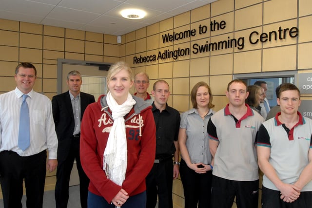 A ‘Poolview’ system will be installed ‘to enhance pool supervision and create a safer swimming environment’ at the Rebecca Adlington Swimming Centre, named after Mansfield swimming star Rebecca Adlington, front.