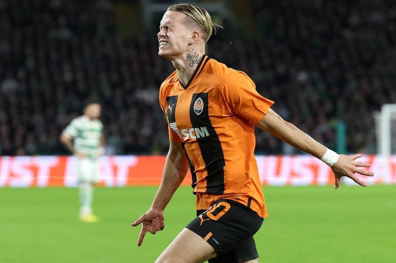 Mudryk has starred for Shakhtar Donetsk this season but seems destined to move to London, whether that’s to the Emirates Stadium or Stamford Bridge remains to be seen however. Newcastle United, both Manchester clubs and Everton have also been linked with a move for the Ukrainian.