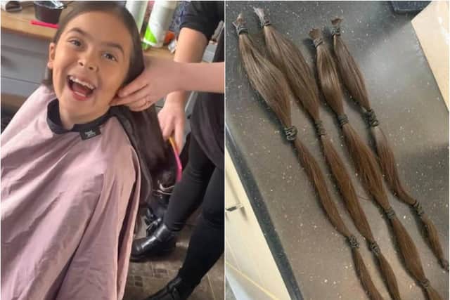 As well as the hair cut, Amari has managed to also raise over £700 for the children's cancer charity.