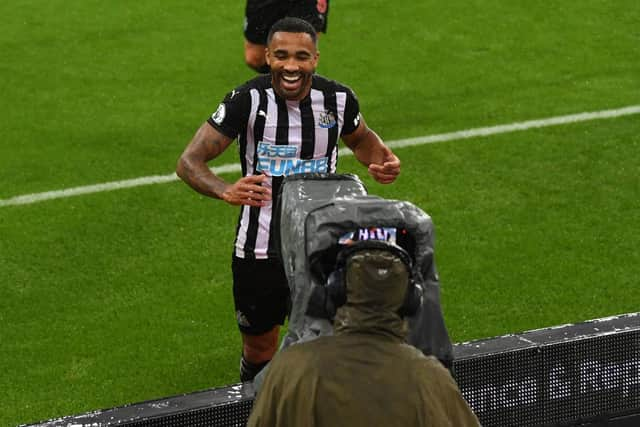 Newcastle striker Callum Wilson.