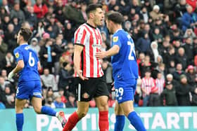 Danny Batth playing for Sunderland against Cardiff.
