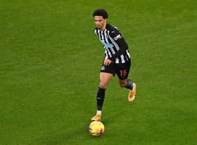 Newcastle defender Jamal Lewis.