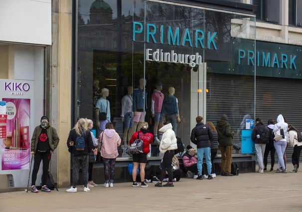 Today marks the day that shoppers have been able to return to the high street once again after months of lockdown picture: Lisa Ferguson/JPI Media