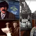 Jess McConnell (top, left); Jarrow, in days gone by (top, right); the documentary film looks at the social functions pubs have played in the town since its industrial heyday (bottom, left); one of the film's pub crusaders (bottom, right)
