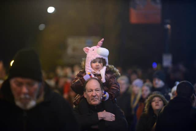 Crowds at a previous parade.