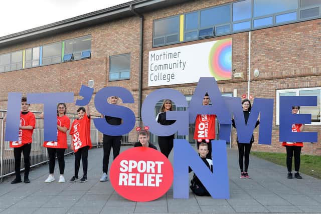 Staff and students from Mortimer Community College are taking on a 24-hour cycle event for Sport Relief's 'It's Game On' challenge.