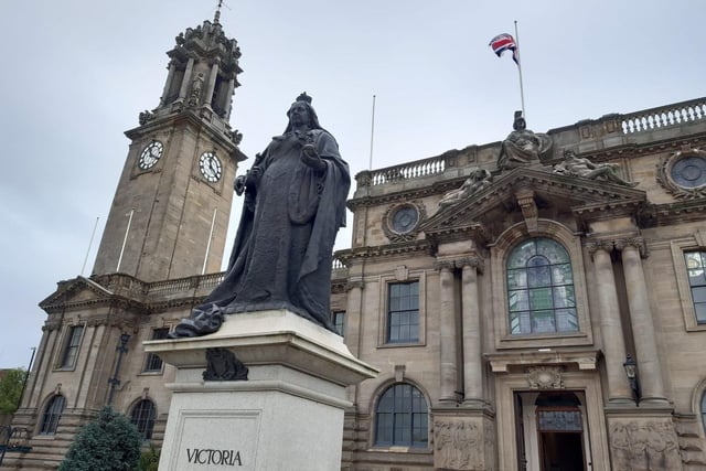 The Union Flag on South Shields Town Hall