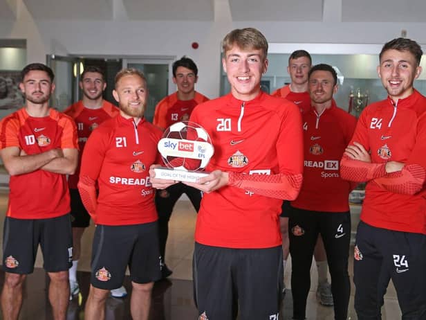 Sunderland winger Jack Clarke is the Sky Bet Championship Goal of the Month winner for September.