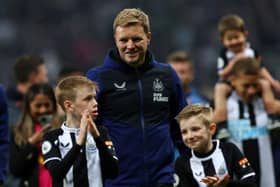 Newcastle United head coach Eddie Howe after the game.